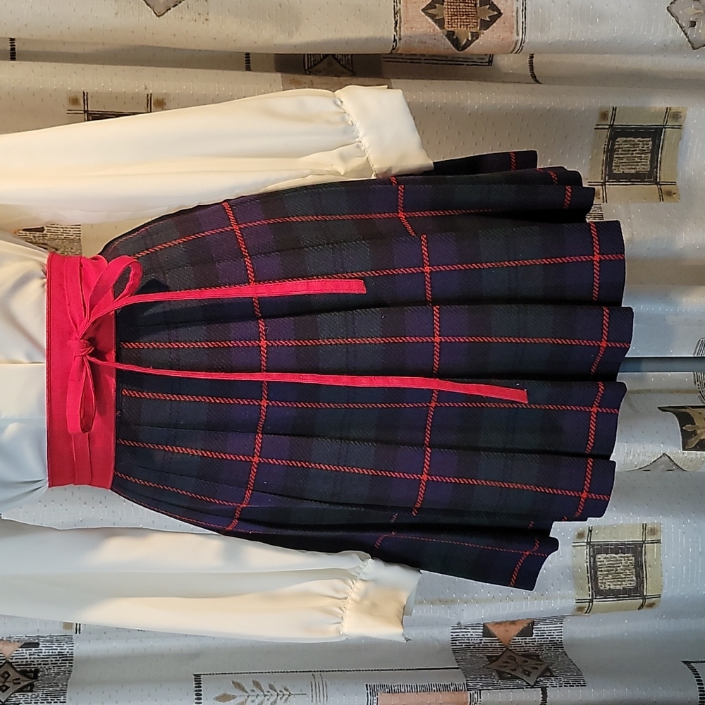 Vintage Madison Pleated Skirt - Picture 2 of 11